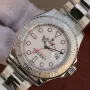 YACHT MASTER 1 PURE SILVER ( WHITE DIAL ) STAIN 168622-78750LESS STEEL 40MM
