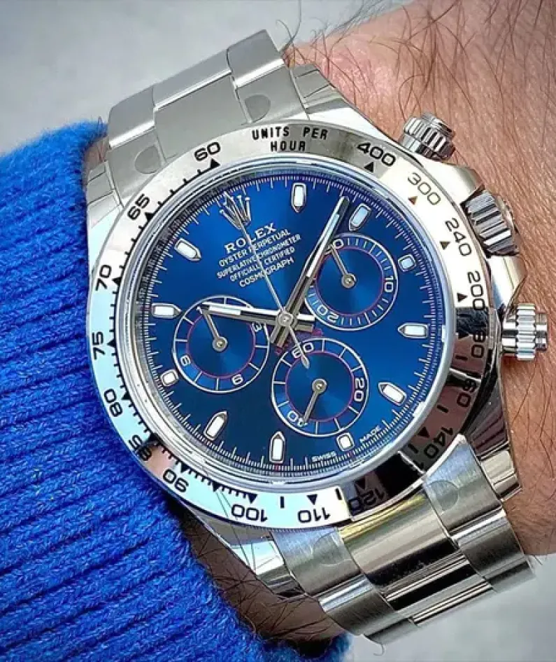 Rolex Daytona Blue White Gold m116509-0071 40mm