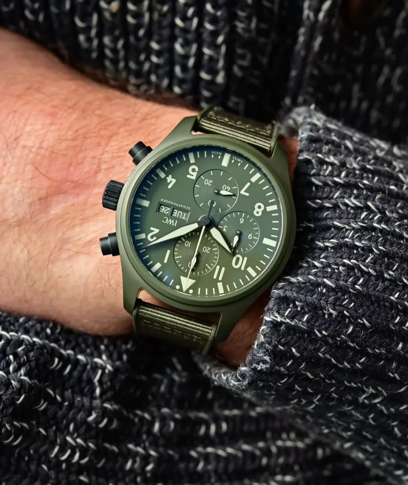 IW389106 PILOT’S WATCH (CHRONOGRAPH TOP GUN EDITION “WOODLAND”)