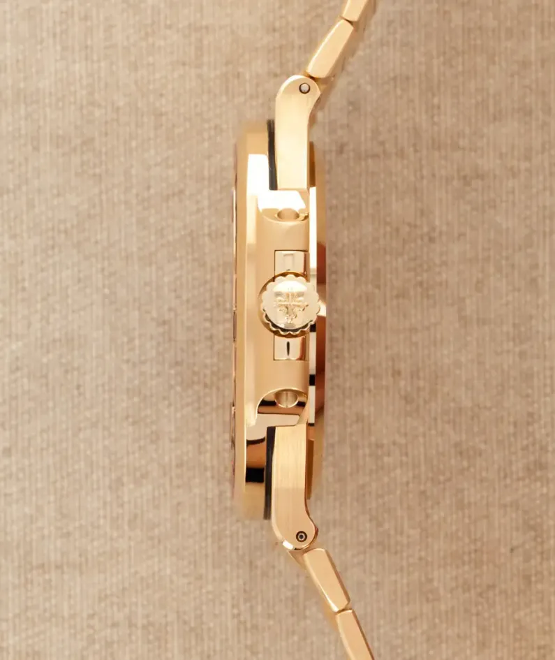 AAAAA-Patek Philippe Nautilus Rose Gold Brown Ruby Dial 40mm Ruby Bezel 5723/112R-001 - BRAND NEW