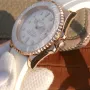 YACHT MASTER 1 BAYMAX ROSE GOLD MIX WHITE RUBBER STRAP 40MM 116655-Oysterflex Bracelet white