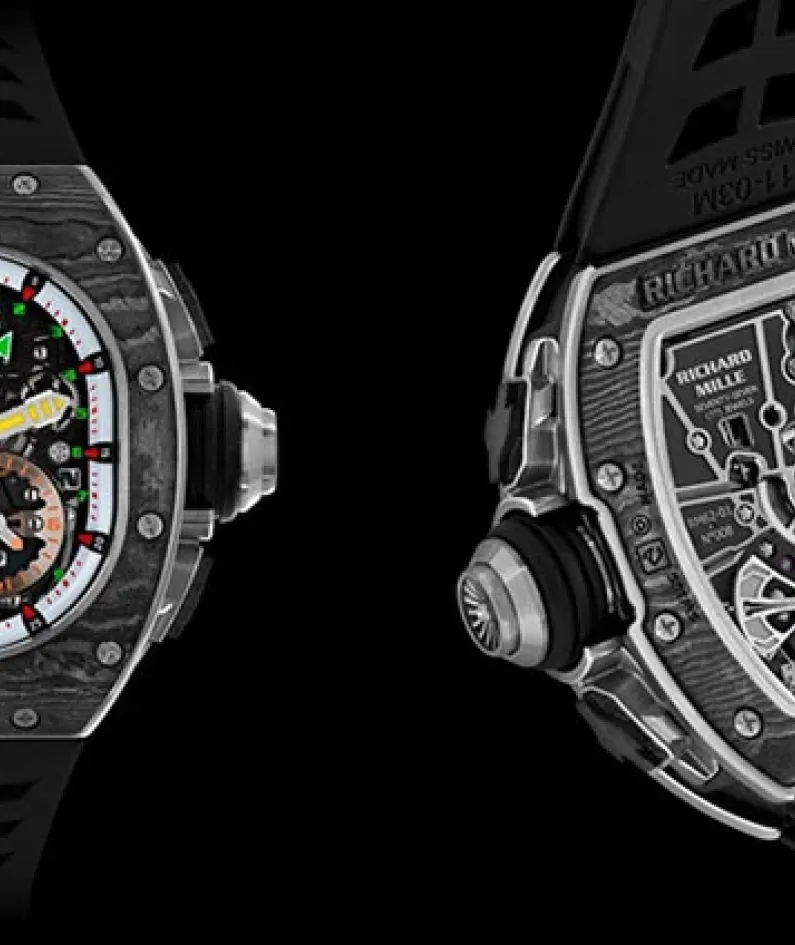 Richard mille RM 62-01 Manual Winding Tourbillon vibrating alarm ACJ