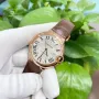 BALLON BLEU DE CARTIER WATCH 40 mm, automatic movement, 18K Rose gold, leather
