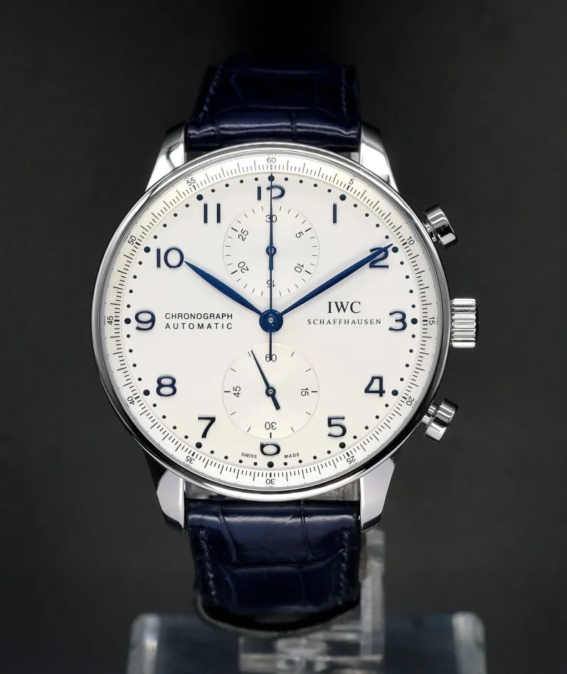 IWC Portuguese series IW371446 watch (Portuguese blue needle)