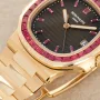 AAAAA-Patek Philippe Nautilus Rose Gold Brown Ruby Dial 40mm Ruby Bezel 5723/112R-001 - BRAND NEW