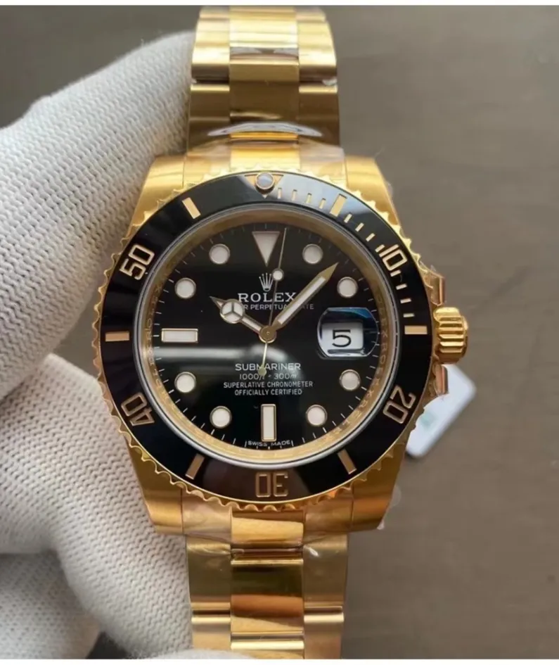 Rolex Submariner 116618LN-97208 black dial watch