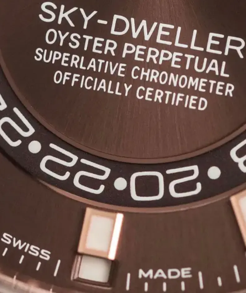 Rolex Sky-Dweller Oyster 42 mm Everose gold 326235-0005 New