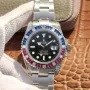 SUBMARINER SILVER BLUE / RED DIAMOND 40MM 116759 SAru-78209