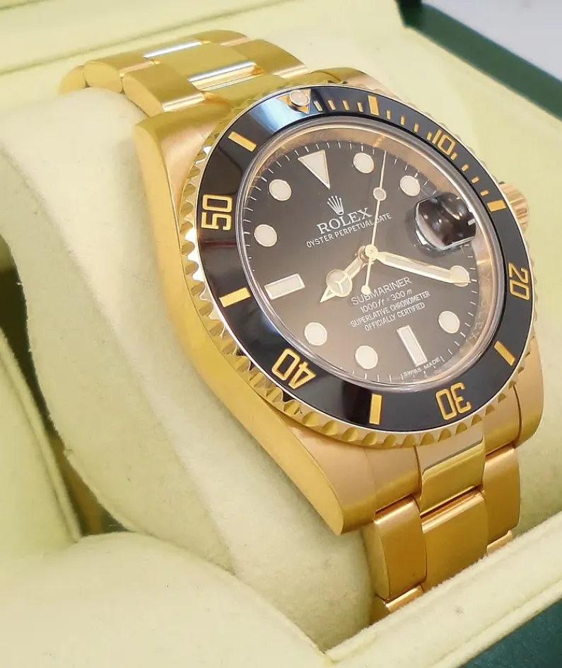 Rolex Submariner 116618LN-97208 black dial watch