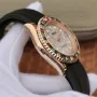 YACHT MASTER 1 GOLDEN DIAMOND BEZEL & DIAL RUBBER STRAP 40MM