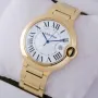 BALLON BLEU DE CARTIER WATCH 36 mm, mechanical movement with automatic winding, yellow gold