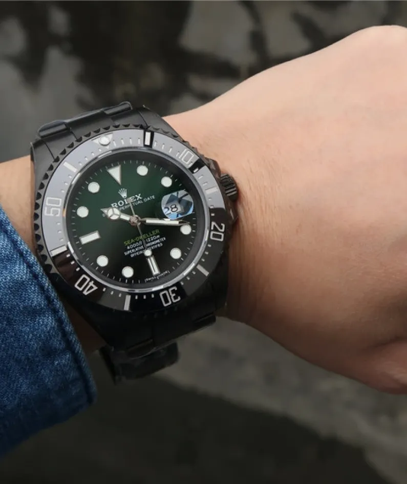 SEA DWELLER FULL BLACK MULTIPLE DIAL COLOR OPTIONS 43MM
