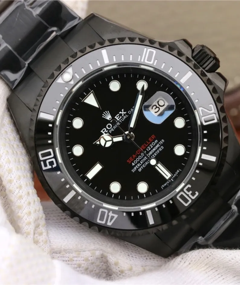SEA DWELLER FULL BLACK MULTIPLE DIAL COLOR OPTIONS 43MM