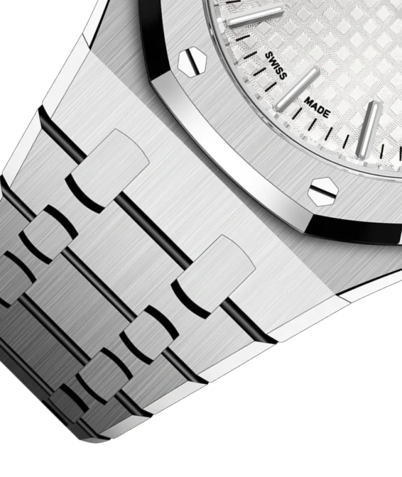 ROYAL OAK SERIES AUTOMATIC WINDING WATCH  5O ANNIVERSARY EDITION  Ref. 15550ST.OO.1356ST.01