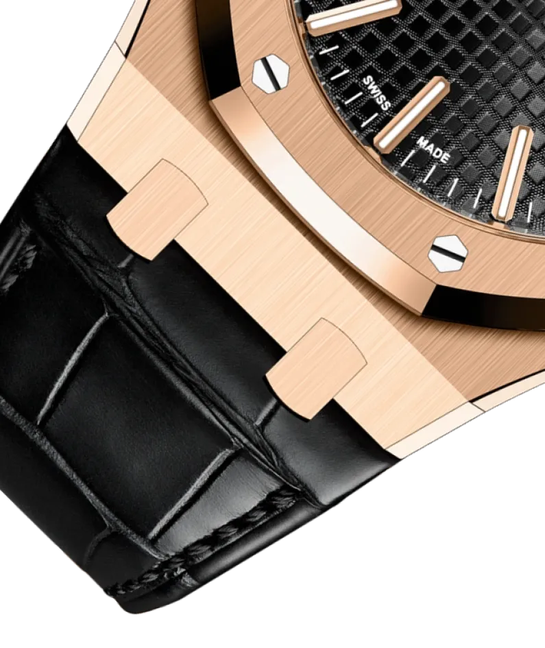 ROYAL OAK SELFWINDING  50TH ANNIVERSARY  Ref. 15510OR.OO.D002CR.01 This 18-carat pink gold Royal Oak Selfwinding in 4