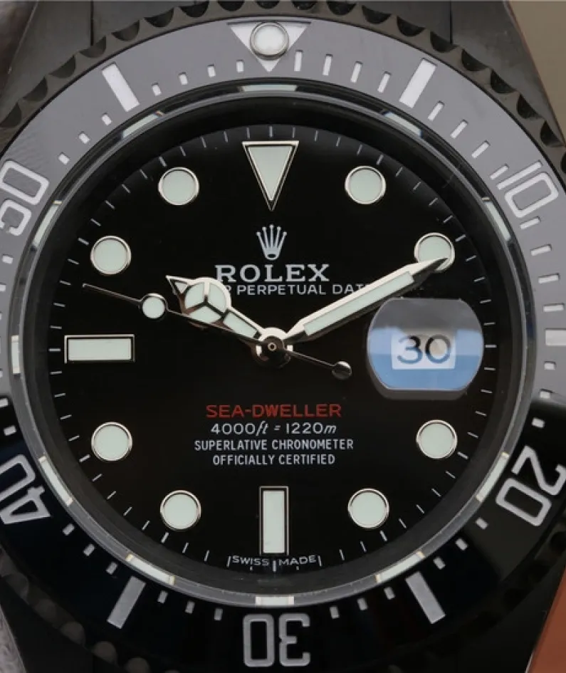SEA DWELLER FULL BLACK MULTIPLE DIAL COLOR OPTIONS 43MM