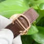 BALLON BLEU DE CARTIER WATCH 40 mm, automatic movement, 18K Rose gold, leather