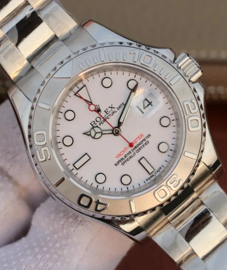 YACHT MASTER 1 PURE SILVER ( WHITE DIAL ) STAIN 168622-78750LESS STEEL 40MM