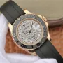 YACHT MASTER 1 GOLDEN DIAMOND DIAL RUBBER STRAP 40MM m126655-0005