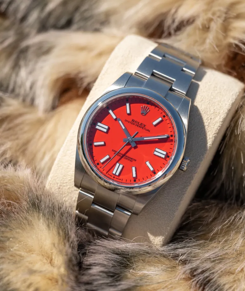 OYSTER PERPETUAL 124300 Series（orange）