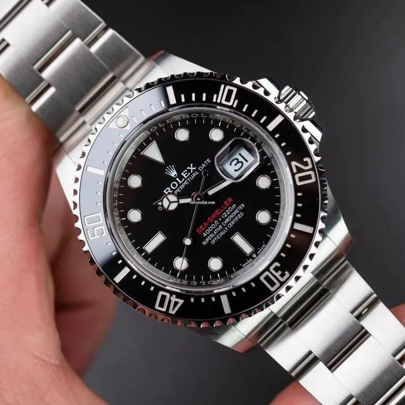 Rolex Sea Dweller Silver Black Dial 43mm m126600-0001(AAAAA version)