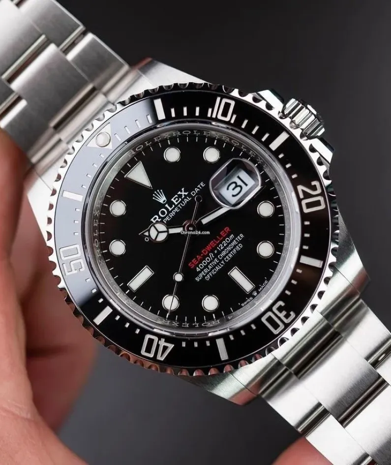 Rolex Sea Dweller Silver Black Dial 43mm m126600-0001(AAAAA version) Rolex Sea Dweller Silver Black Dial 43mm m126600-0001(AAAAA version)
