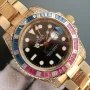 GMT MASTER 2 GOLDEN RAINBOW DIAMOND 40MM 116758 SAru-78208