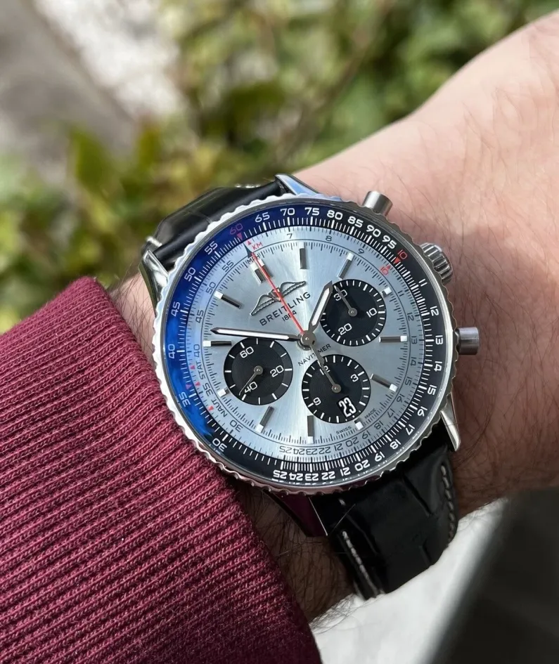 Breitling Navitimer B01 Chronograph Ice Blue Dial 43 AB0138241C1P1