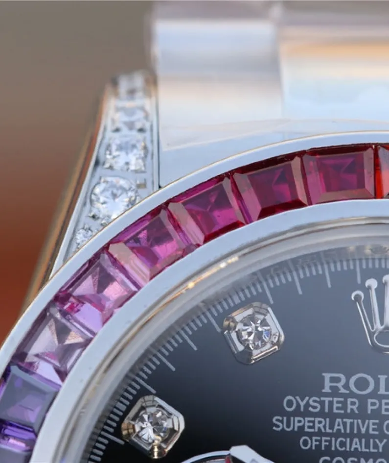 DAYTONA RAINBOW DIAMOND SILVER STAINLESS STEEL 40MM 116599 RBOW