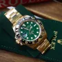 Rolex GMT-Master II Yellow Gold Automatic Green Dial Men's Watch 116718-LN-78208