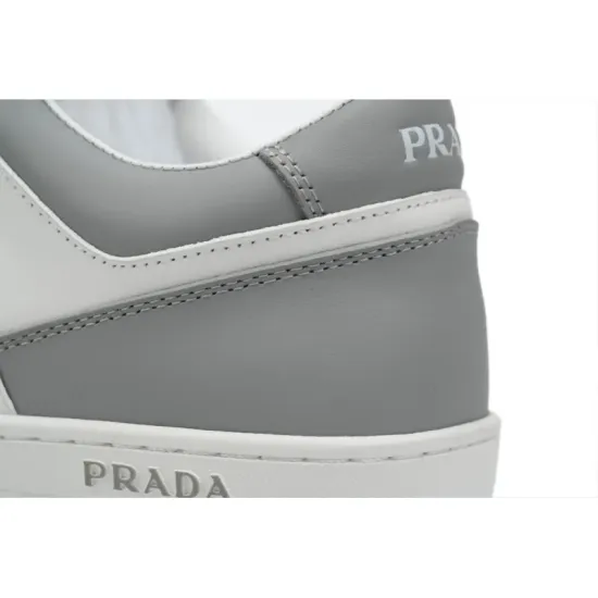 PK God Batch Prada Downtown Low Sneakers Grey White PK God Batch Prada Downtown Low Sneakers Grey White