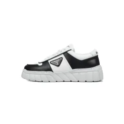 PK God Batch Prada Sneakers Black and White