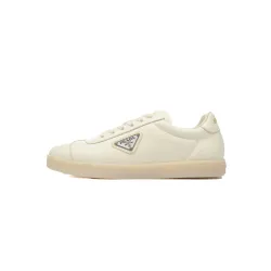 PK God Batch Prada Downtown Low Sneakers Rice White