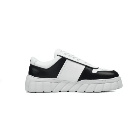 PK God Batch Prada Sneakers Black and White PK God Batch Prada Sneakers Black and White