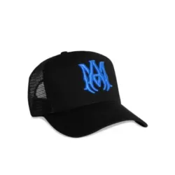 Amiri Logo Trucker Hat in Black