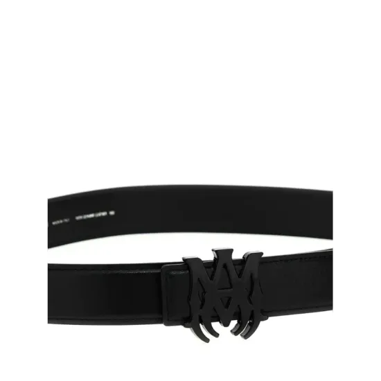 Amiri 4cm MA Nappa Leather Belt Black CK PF23MAL002 001 Black Amiri 4cm MA Nappa Leather Belt Black CK PF23MAL002 001 Black