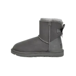 UGG Mini Bailey Bow II Boot Grey Women's