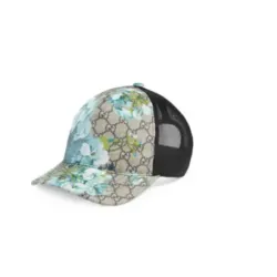 (ADD ANY ONE SHOES OR CLOTHING)Gucci GG/MESHBASEBALL HAT IN BLUE