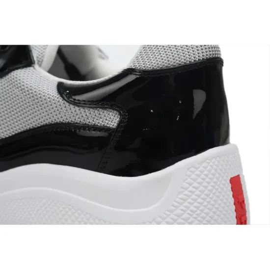 PK God Batch Prada Net shoes black and gray PK God Batch Prada Net shoes black and gray