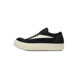 PK God Batch Rick Owens Suede Vintage 'Black Milk White’
