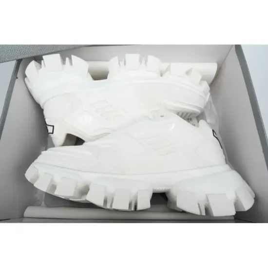 PK God Batch Prada Sneakers White Platform shoes PK God Batch Prada Sneakers White Platform shoes