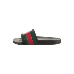 Gucci Web Accent Rubber Slides
