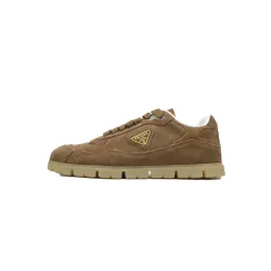 PK God Batch Prada Trail faded suede sneakers Brown