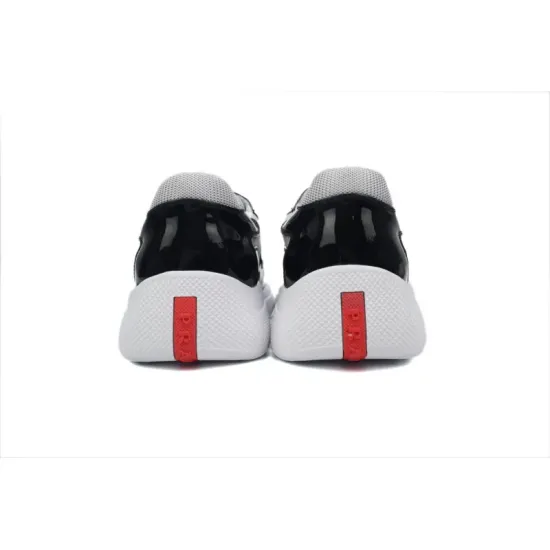 PK God Batch Prada Net shoes black and gray PK God Batch Prada Net shoes black and gray