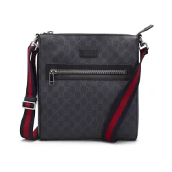 Gucci Messenger GG Supreme Black/Grey