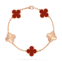 Vintage Alhambra bracelet, 5 motifs