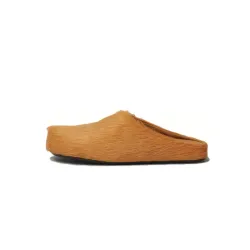 Marni Long hair Calfskin Fussbett Sabot Orange SBMR000600P412200R09