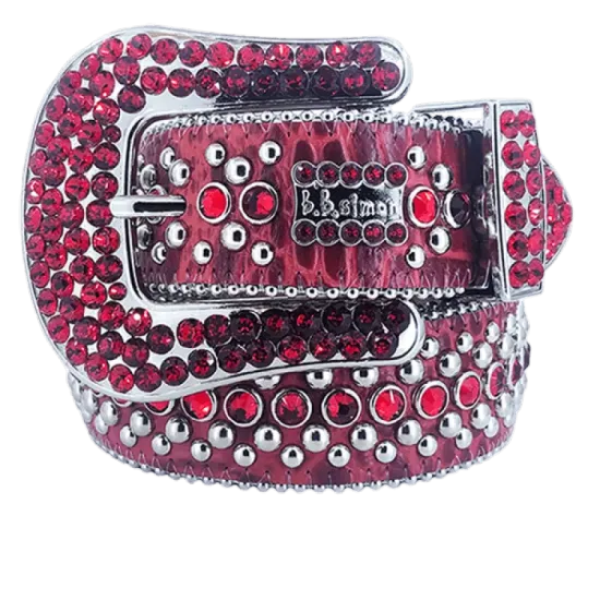 B.B. Simon Swarovski Crystals ltalian Leather Belts B.B. Simon Swarovski Crystals ltalian Leather Belts