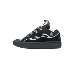 Lanvin Curb Sneakers Black white