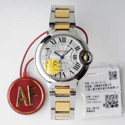 Cartier Ballon Bleu NH05 Automatic White Dial Two-Tone Bracelet Women's Watch 33mm - AF Factory